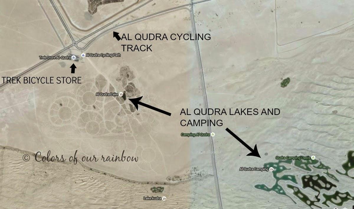 Al Qudra Lake kote kat jeyografik