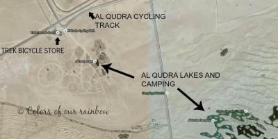 Al Qudra Lake kote kat jeyografik