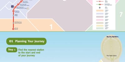 Metro kat jeyografik emira arab ini vèt liy